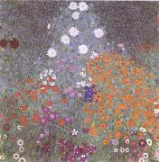 Gustav Klimt Flower Garden (mk09) china oil painting reproduction